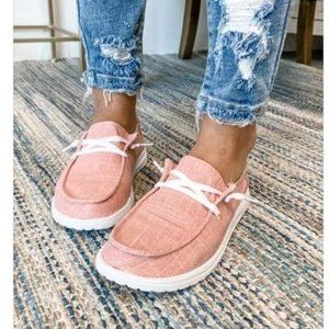 Gypsy Jazz Lightweight Boat Shoes - Blush Size 10